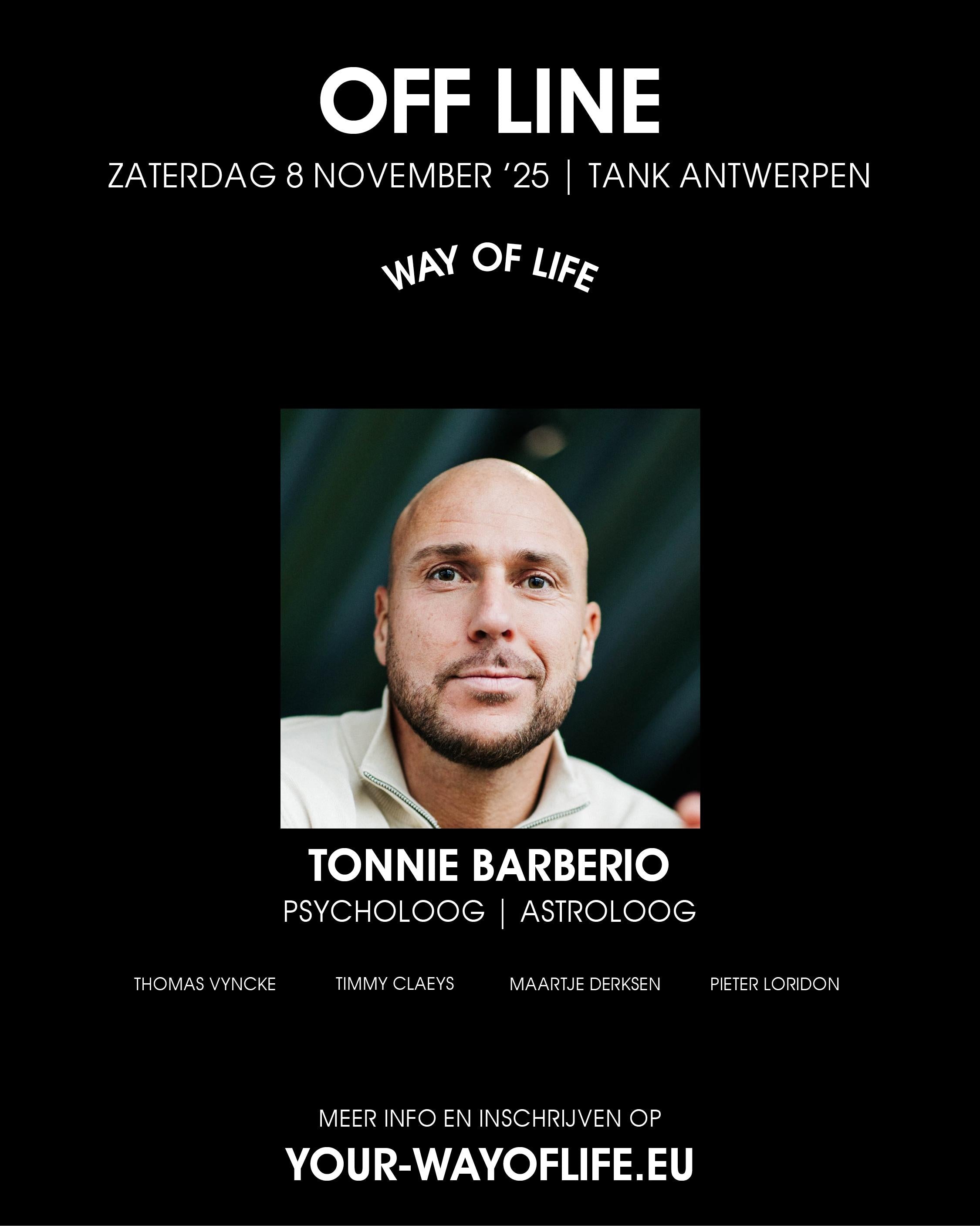 LOVE LIFE OFFLINE EVENT - 8 november 2025 - Tank Antwerpen