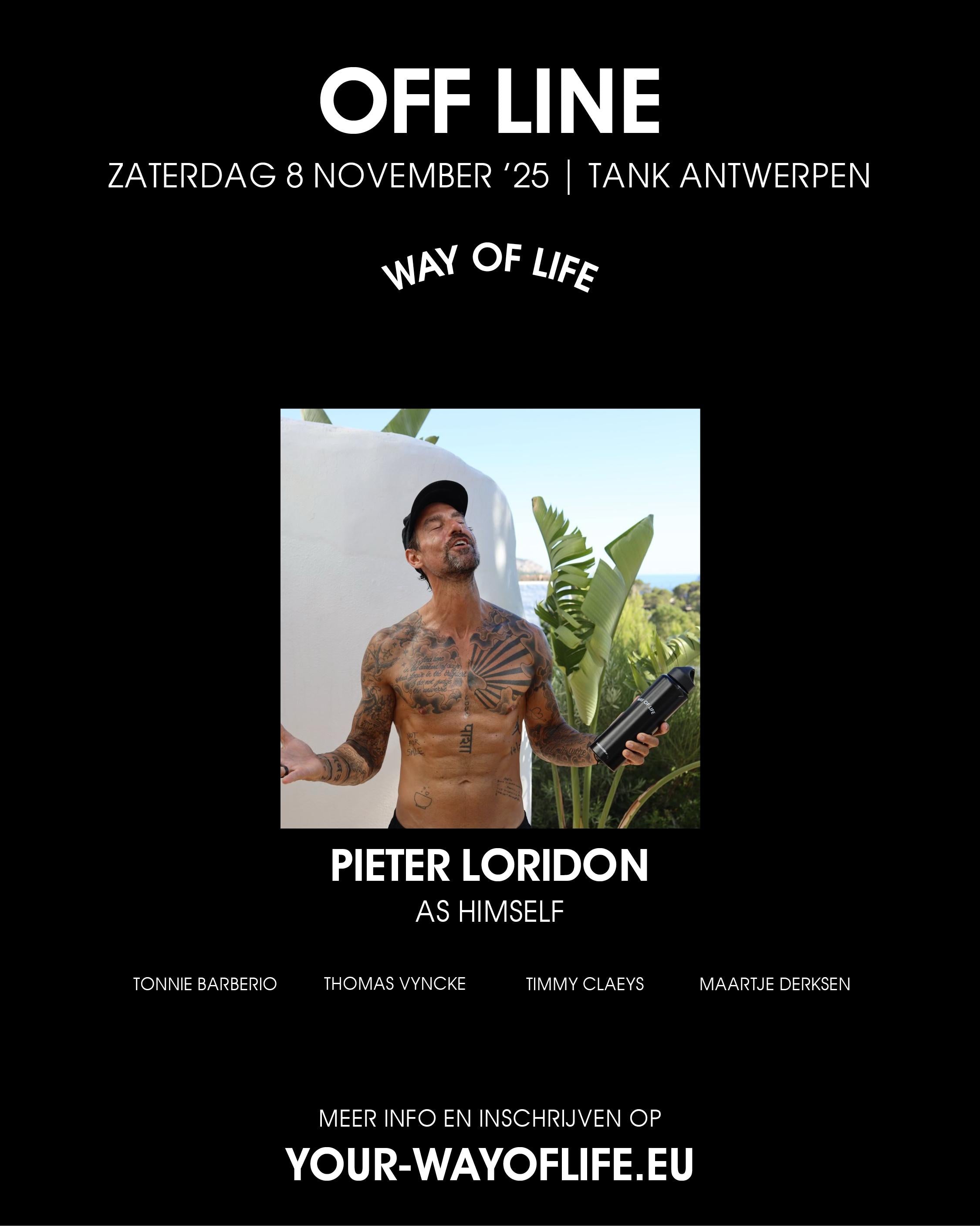LOVE LIFE OFFLINE EVENT - 8 november 2025 - Tank Antwerpen